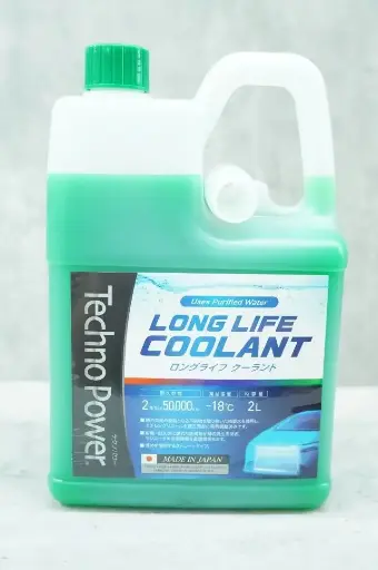 日本製Techno Power汽車水箱水、冷卻液、防銹劑，2升裝，綠色